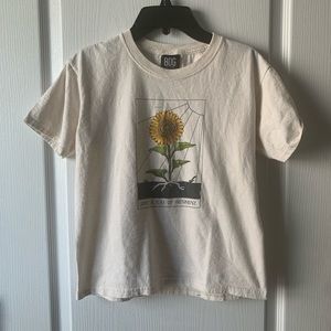 Urban Outfitters Cropped Graphic Tee